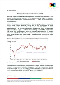 MINING PRODUCTION: AUGUST 2024