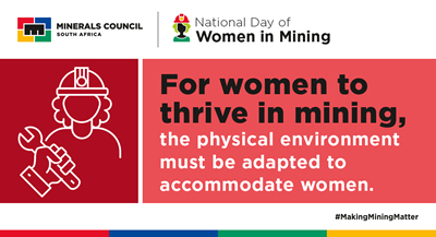 For women to thrive in mining, physical environments need to be adapted [thumbnail]